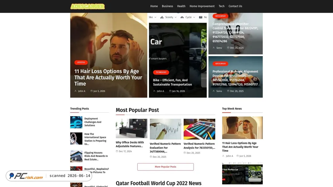 Screenshot of adescarger.net