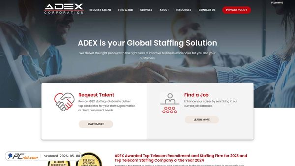 adextelecom.com screenshot