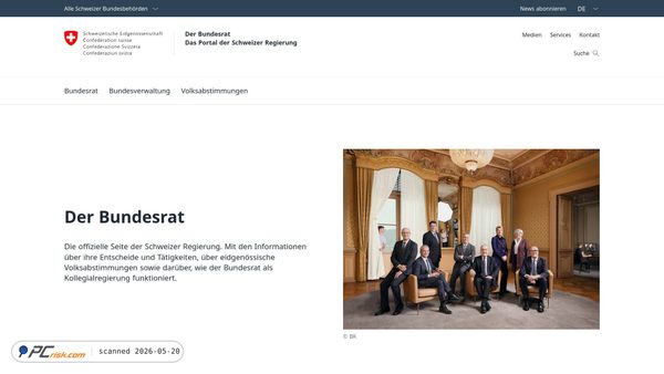 admin.ch screenshot
