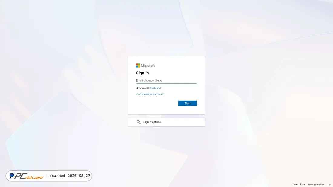 Screenshot of admin.cloud.microsoft