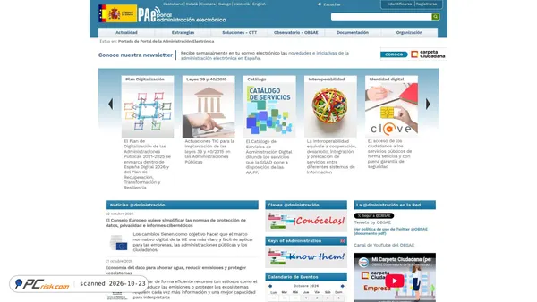 administracionelectronica.gob.es screenshot