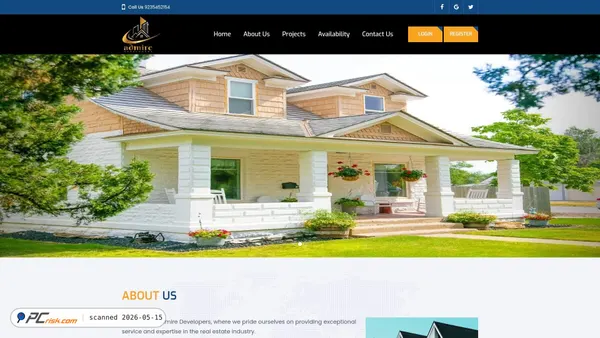 admiredevelopers.com screenshot
