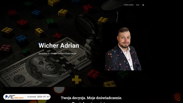 adrian-wicher.pl screenshot