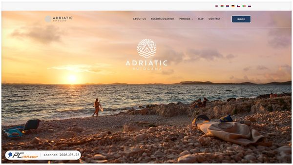 adriatik-kamp.com screenshot