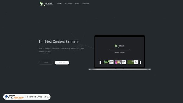 Captura de adshnk.com