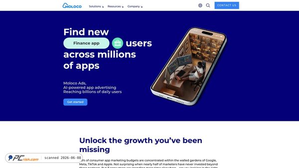 adsmoloco.com screenshot