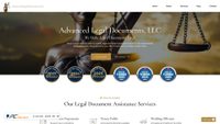 advancedlegaldocuments.com screenshot