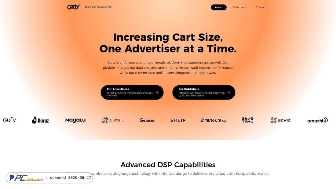 Screenshot of advolve.io