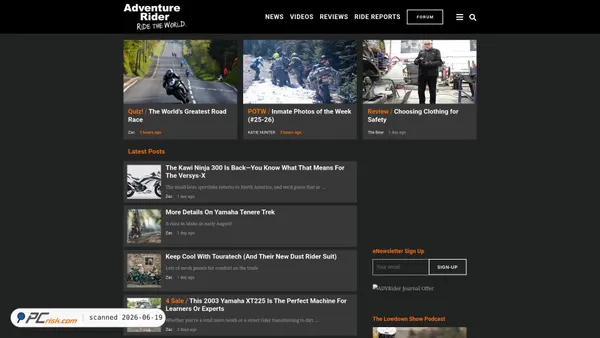 advrider.com screenshot