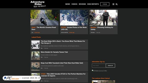 advrider.com screenshot