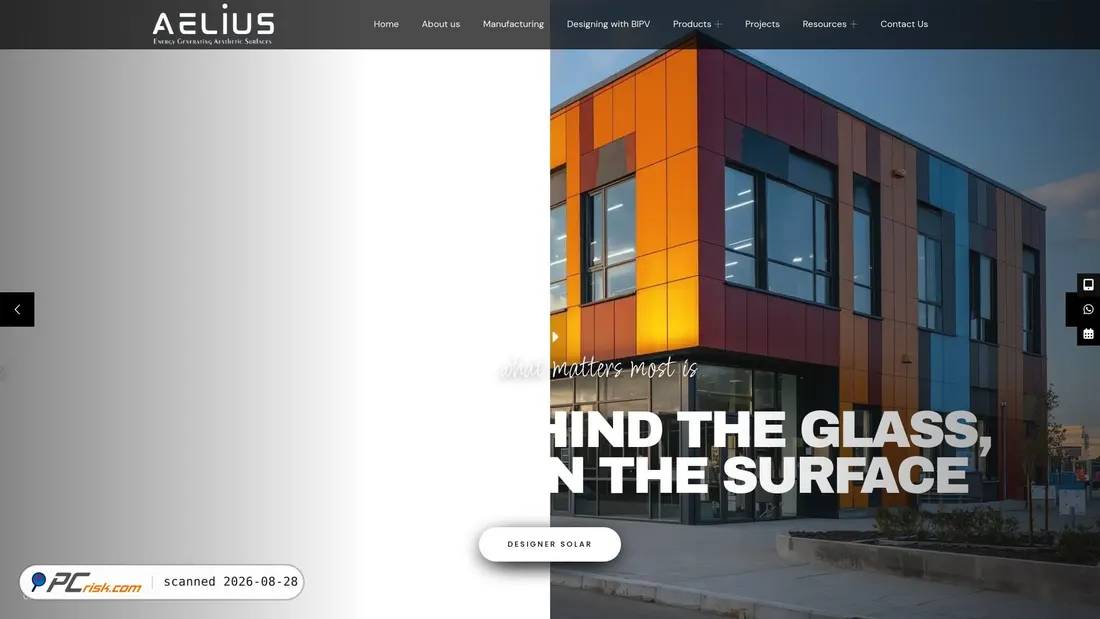 Screenshot of aeliusturbina.com