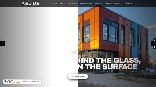 aeliusturbina.com screenshot