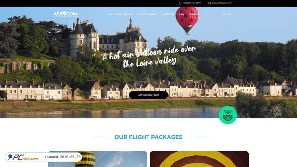 aerocom.fr screenshot