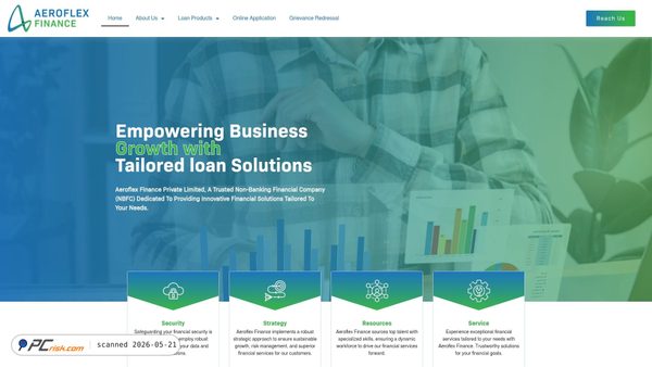 aeroflexfinance.com screenshot
