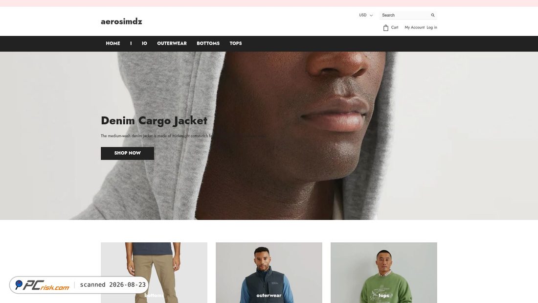 Screenshot van aerosimdz.com