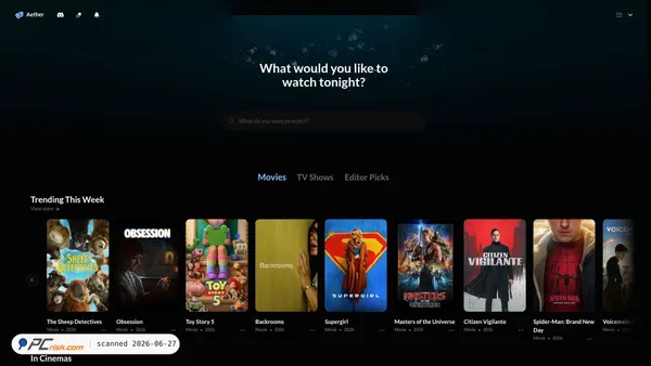 aether.bar screenshot