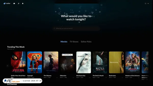 aether.bar screenshot