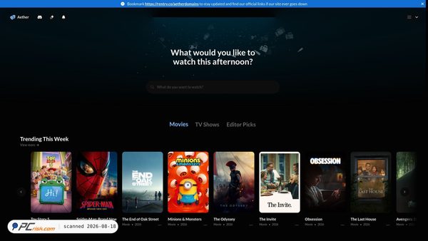 aether.bar screenshot
