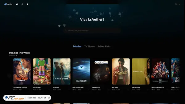 aether.cx screenshot