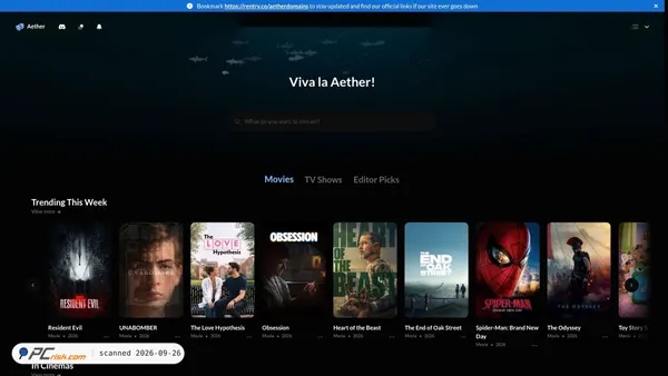 aether.st screenshot