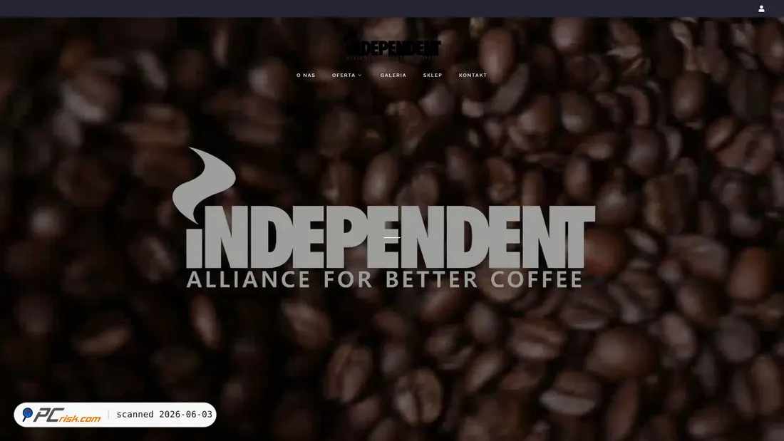 Screenshot von afb.coffee