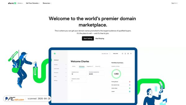 afternic.com screenshot