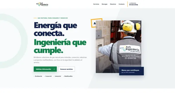 agingenieria.com.pe Screenshot