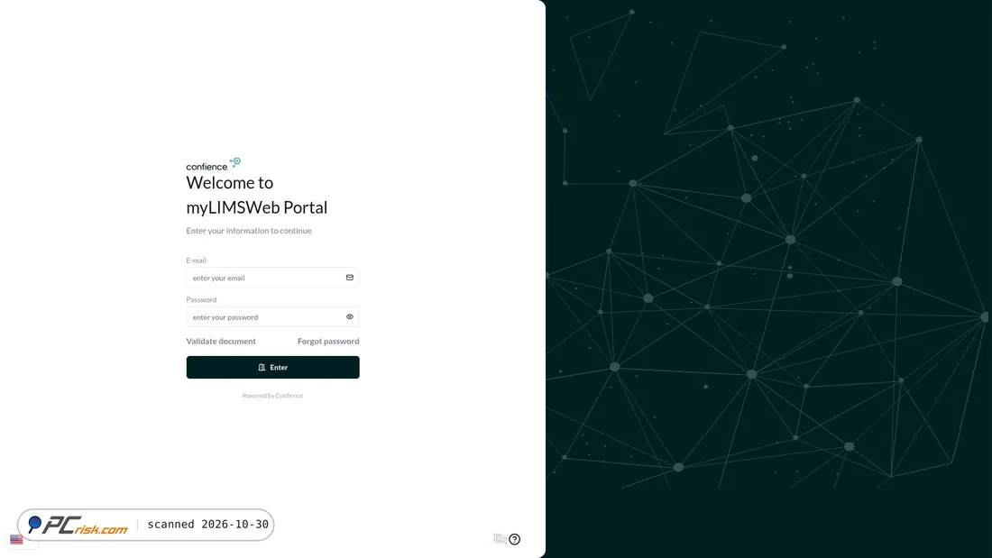 Screenshot di agroanalisisuc.mylimsportal.cloud