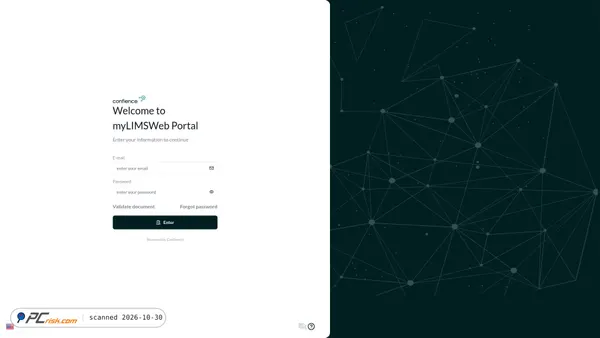 Screenshot di agroanalisisuc.mylimsportal.cloud