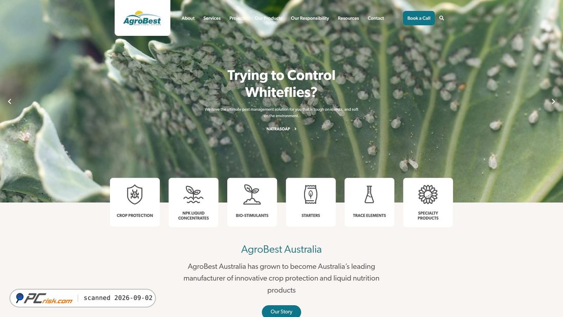 Screenshot von agrobest.com.au