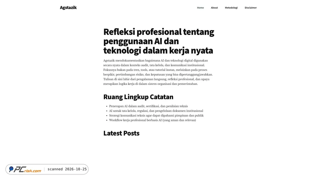Captura de pantalla de agstazik.com