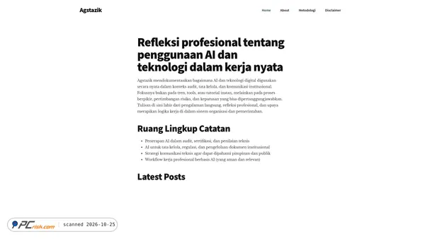 Captura de agstazik.com