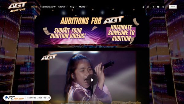 agtauditions.com screenshot