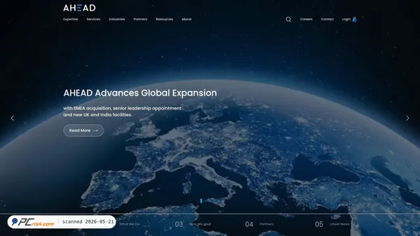 ahead.com screenshot
