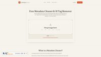 aimetadatacleaner.com screenshot