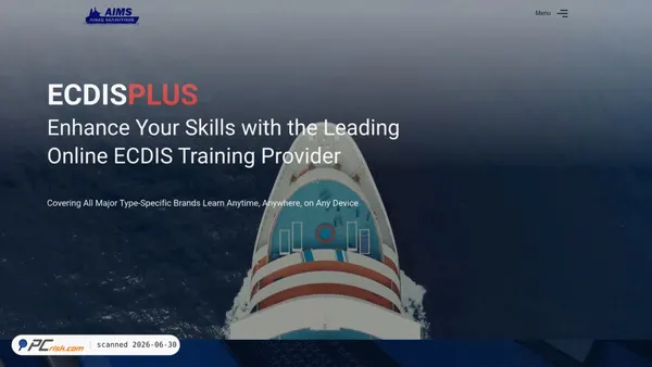 aimsmaritime.com screenshot