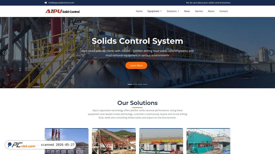 Screenshot of aipusolidcontrol.com