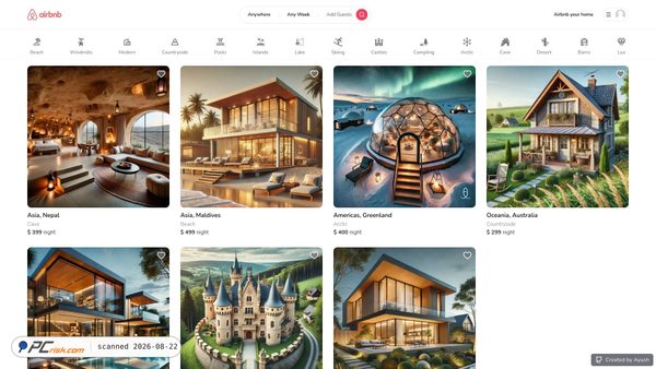 Screenshot di airbnb-clone-ayush.vercel.app
