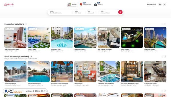 airbnb.com screenshot