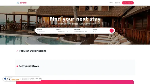 Captura de airbnb2-delta.vercel.app