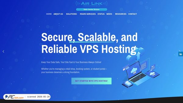 airlinkdc.com screenshot
