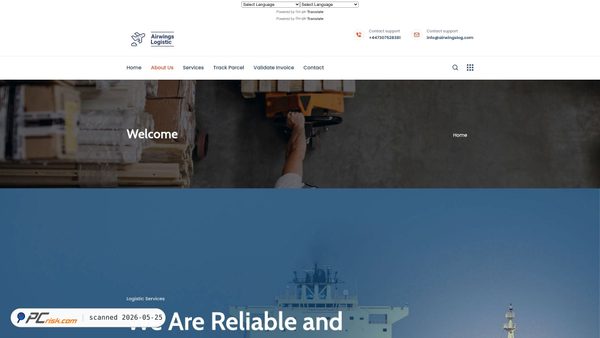 airwingslog.com screenshot