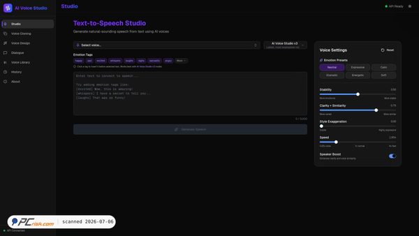 aivoicestudio.cloud screenshot