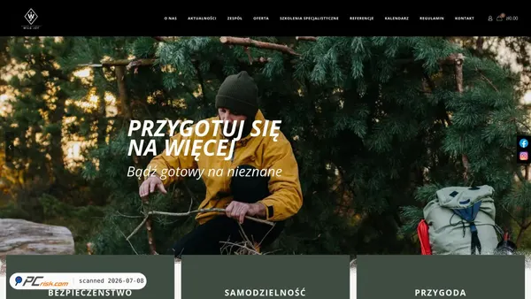 akademiaprzetrwaniawildjoy.pl screenshot