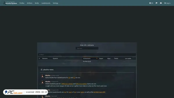 akasha.cv screenshot