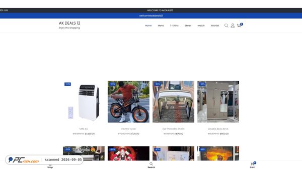 Zrzut ekranu akdeals12.com