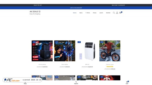 Screenshot di akdeals12.com