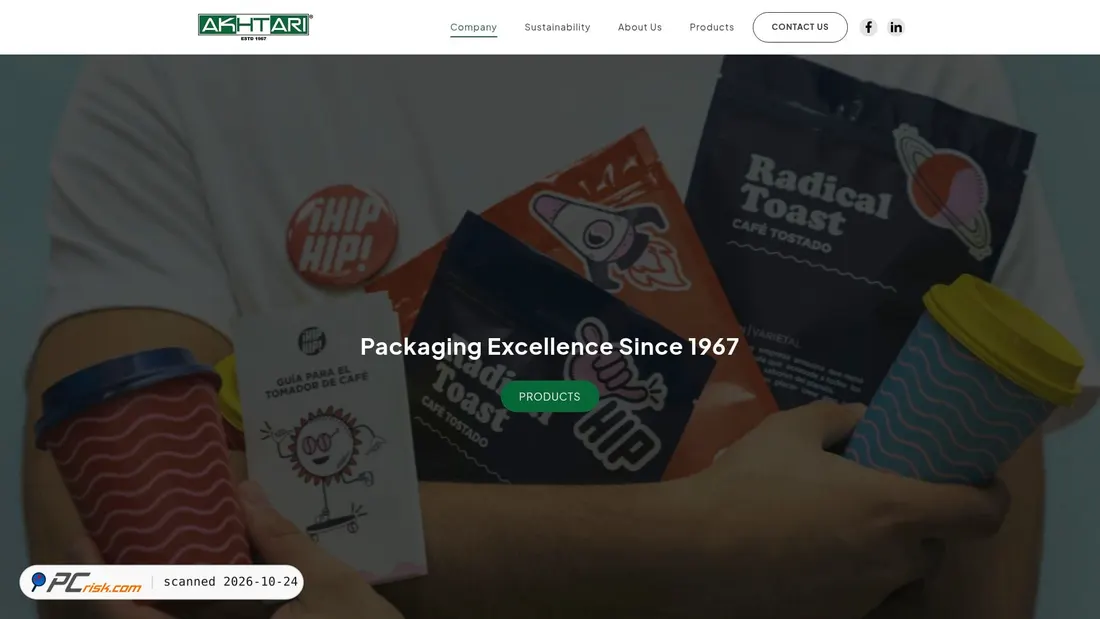 Screenshot von akhtarigroup.com