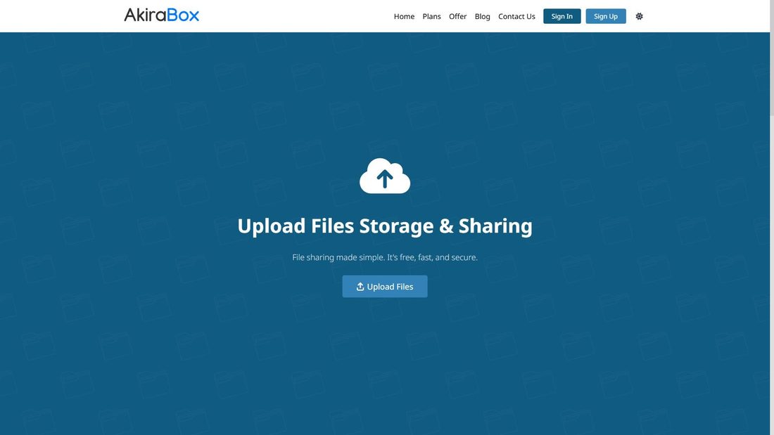 Screenshot von akirabox.com