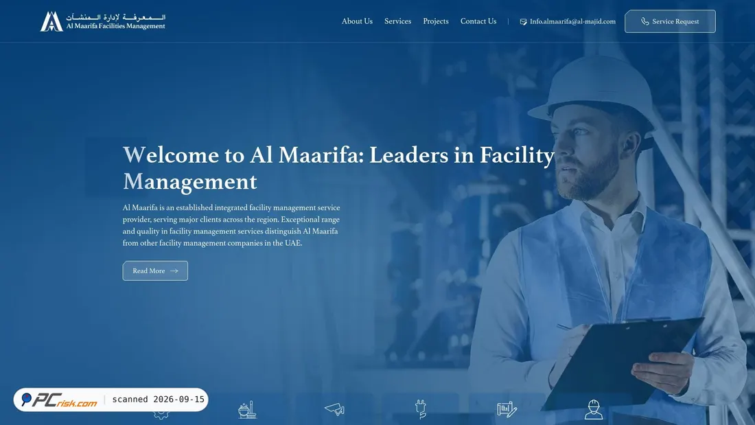 Screenshot of al-maarifa.com